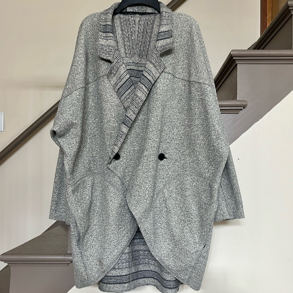 Burton poncho style sweater